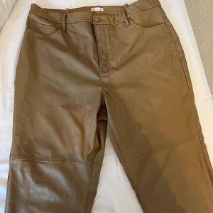 Good American Good Boy Faux Leather Pants